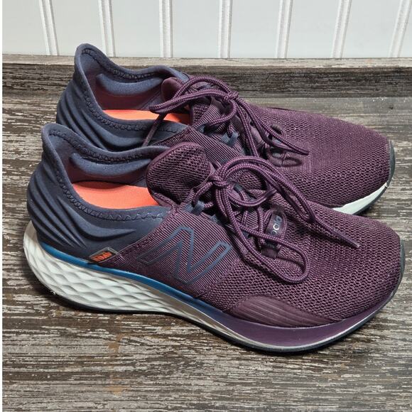 New Balance Women's Roav Burgundy Wine Gray Running Shoe Size 8.5 - Picture 1 of 8